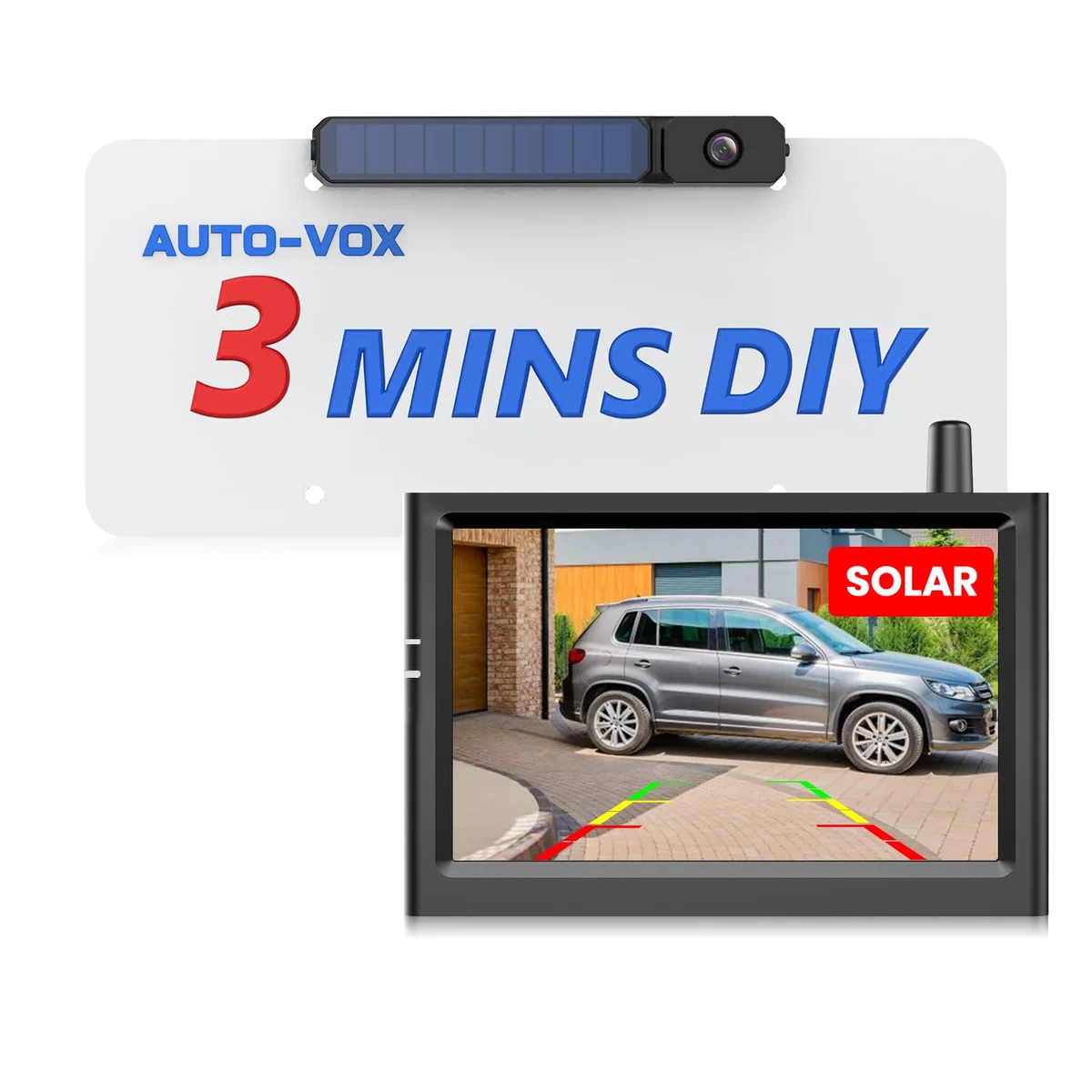 AUTO-VOX Solar Wireless Backup Camera image 2