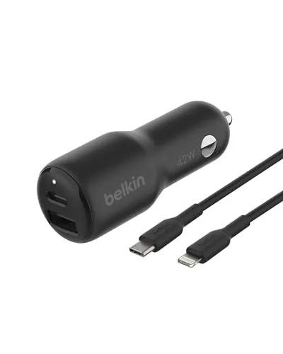 Belkin BoostCharge 42W Dual Port Car Charger image 2