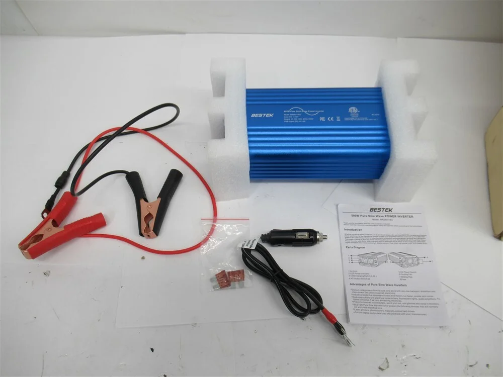 BESTEK 500W Pure Sine Wave Power Inverter image 3