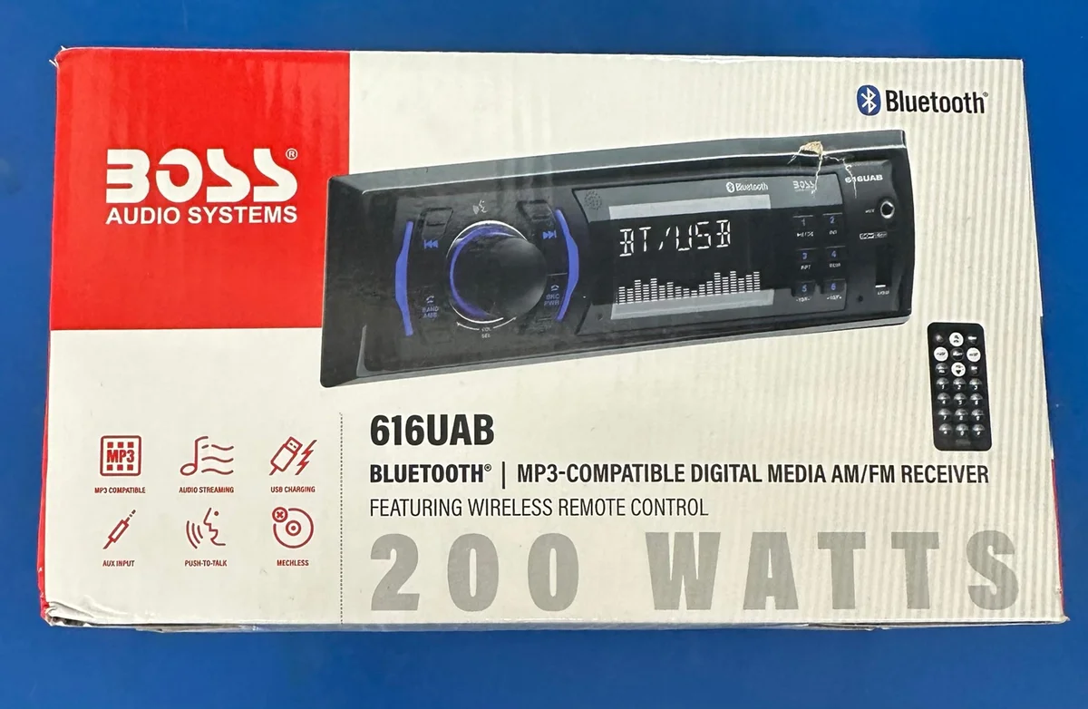 BOSS Audio 616UAB Single Din Stereo