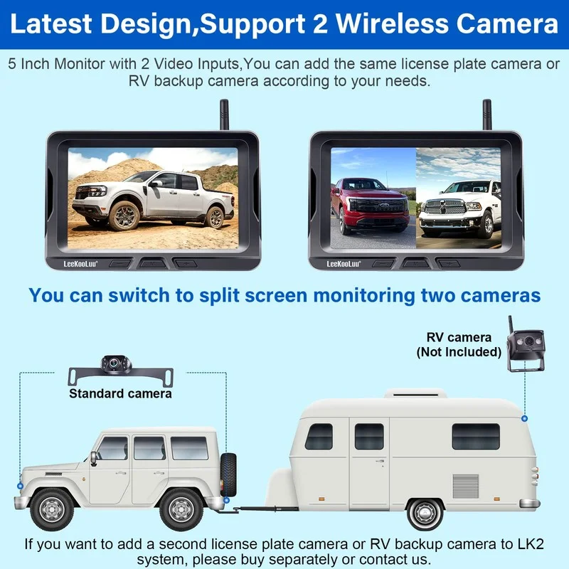 LeeKooLuu LK2 Wireless Backup Camera image 2