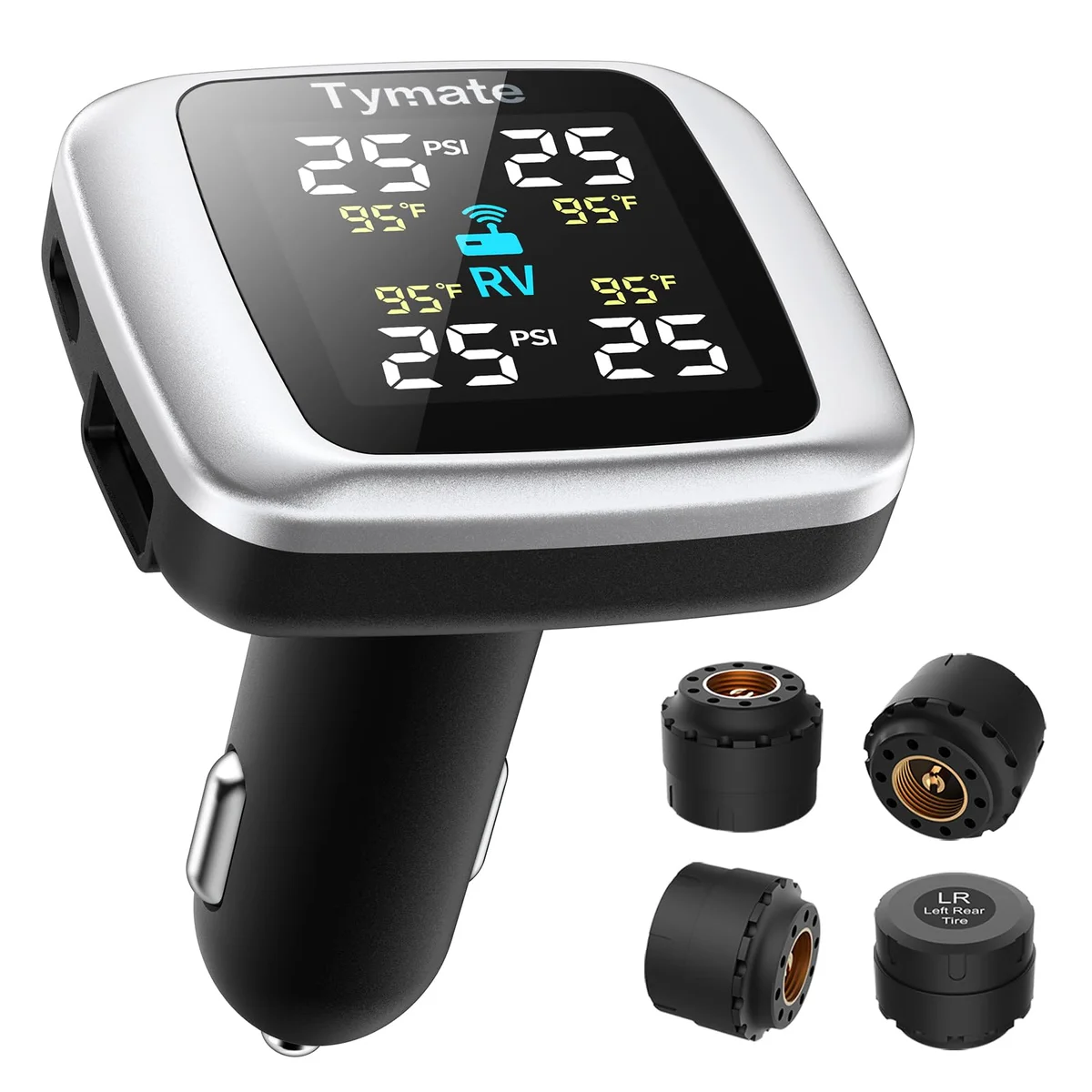 Wireless Solar TPMS with External Sensors