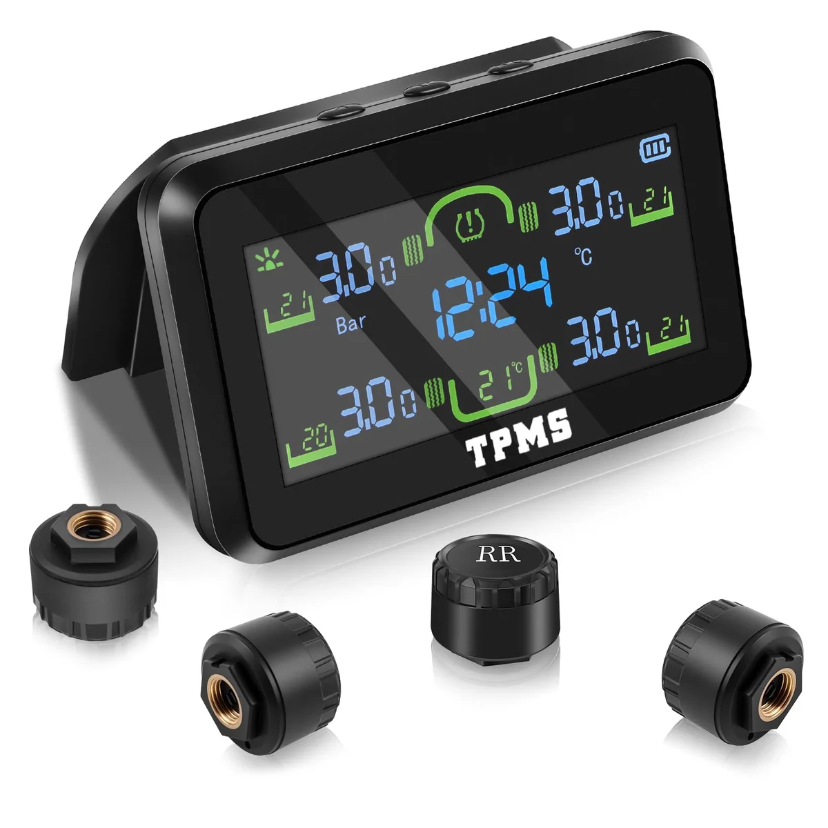 Wireless Solar TPMS with External Sensors image 2